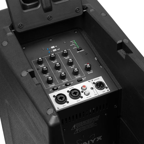 VONYX VX820 Kolom Geluidssysteem 400W met Bluetooth 5.0, DSP en 4-Kanaals Mixer