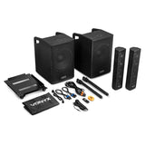 VONYX VX1080BT 1250W 2.2 Actieve Speakerset met Dubbele 15 inch Subwoofers en Bluetooth 5.3