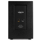VONYX VX922 Compact 2.2 Line Array Set 1600W met Dubbele 12 inch Subwoofers, DSP en Bluetooth 5.0