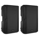 VONYX VSA150S 1000W Actieve Stereo Speakerset met Bluetooth, USB Speler en 15 inch Woofers