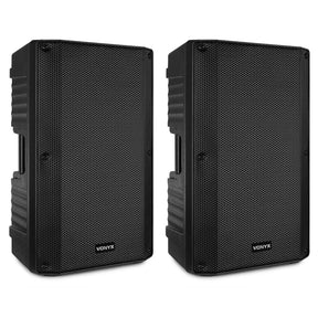 VONYX VSA150S 1000W Actieve Stereo Speakerset met Bluetooth, USB Speler en 15 inch Woofers