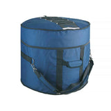 Boston DBL-14-F Deluxe gigbag voor floortom 14", zwart-blauw, 15 mm gevoerd hardfoam