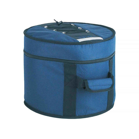 Boston DBL-13-T Deluxe gigbag voor tom 13", zwart-blauw, 15 mm gevoerd hardfoam