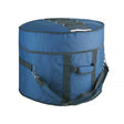 Boston DBL-22-B Deluxe bassdrum gigbag 22", zwart-blauw, 15 mm gevoerd hardfoam