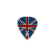 Pickboy GP785-075 0.75 mm. plectra met "union jack"-design, 50-pack