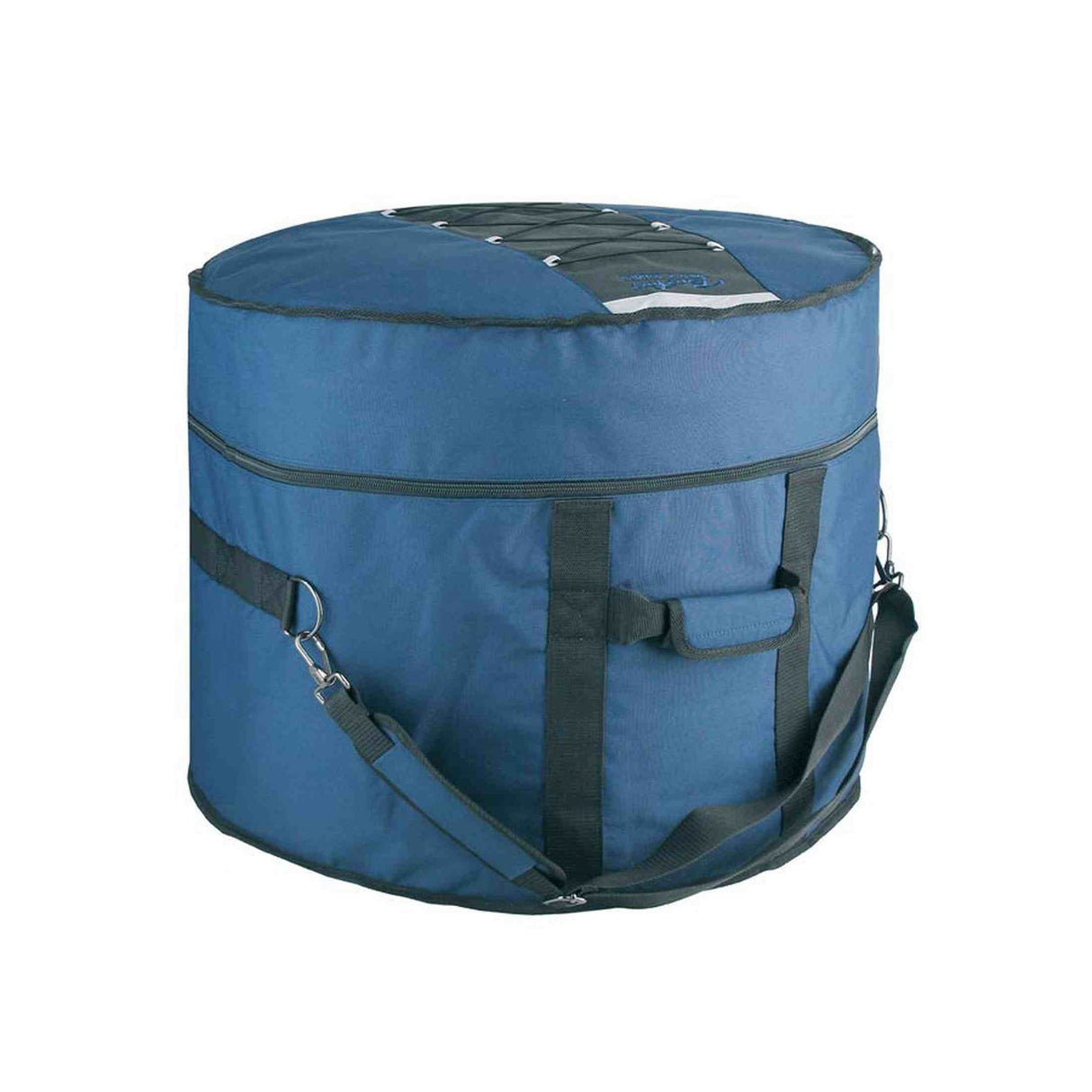 Boston DBL-18-B Deluxe bassdrum gigbag 18", zwart-blauw, 15 mm gevoerd hardfoam
