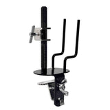Hayman PA-55 Houder voor koebel en woodblock, ring bevestiging, met U-klem