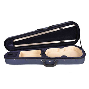 Leonardo VC-1312-BU Elementary Series vioolkoffer gevormd 1/2 blauw