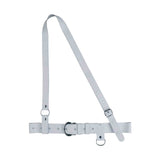 Boston JK10W Koppel, junior model, leder, wit