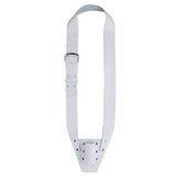 Boston VD-10-W Vaandelriem, leder, wit