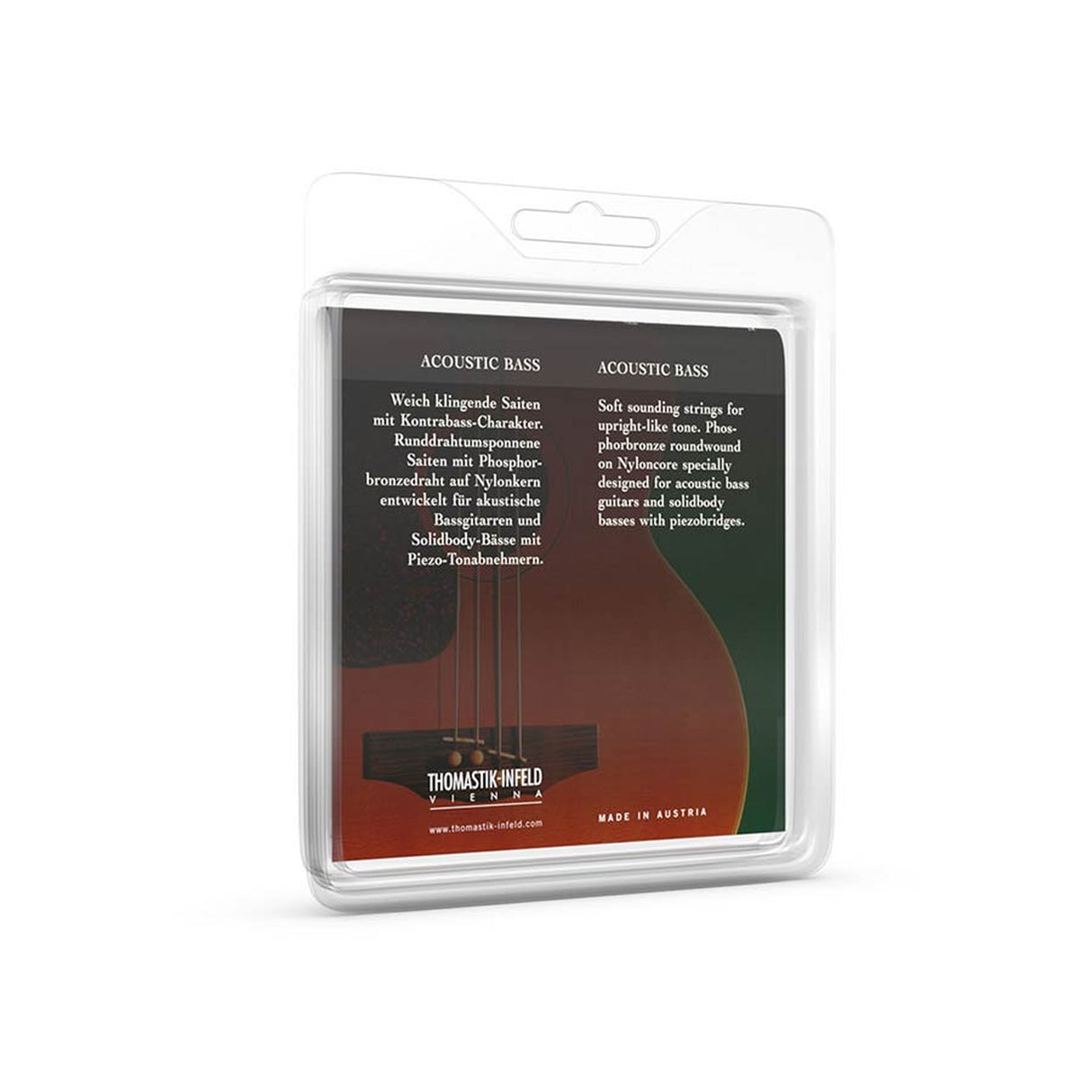 Thomastik Infeld THAB-346 snaren set acoustic 6-snaar bass, phosphor bronze, longscale, 035-041-053-068-086-118
