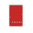 Boston BP-213-SRD back plate, string spacing 11,2mm, 2 ply, standard Stallion, 86x138mm, sparkling red