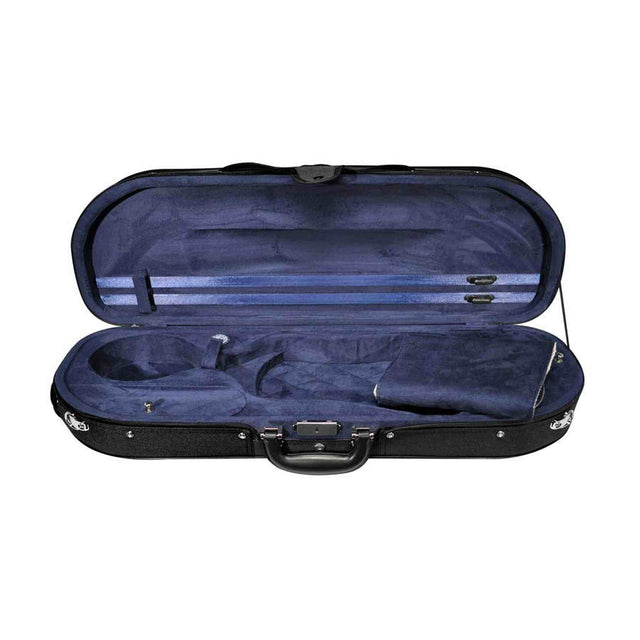 Leonardo VC-1844-BU Student Series vioolkoffer 4/4 D-vorm zwart