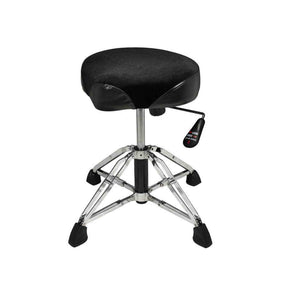 Hayman DTR-110 Drumkruk, in hoogte verstelbaar (pneumatisch), dubbelbenig, zadelzitting