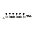 Wilkinson 162-NL Stemmechanieken voor gitaar, vintage F-style, 6x links, nikkel, split as