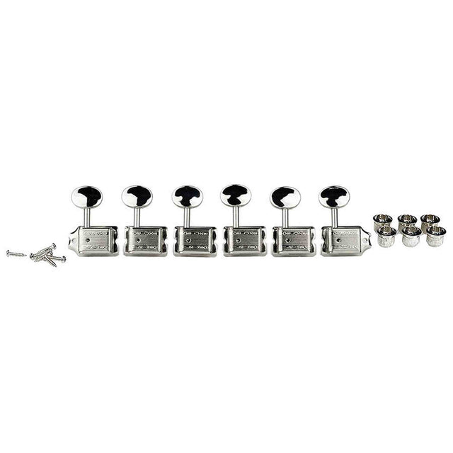 Wilkinson 162-CL Stemmechanieken voor gitaar, vintage F-style, 6x links, chroom, split as