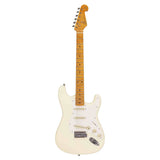 SX SST57-VWH elektrische gitaar – 3 single coils, vintage tremolo, Vintage White + tas