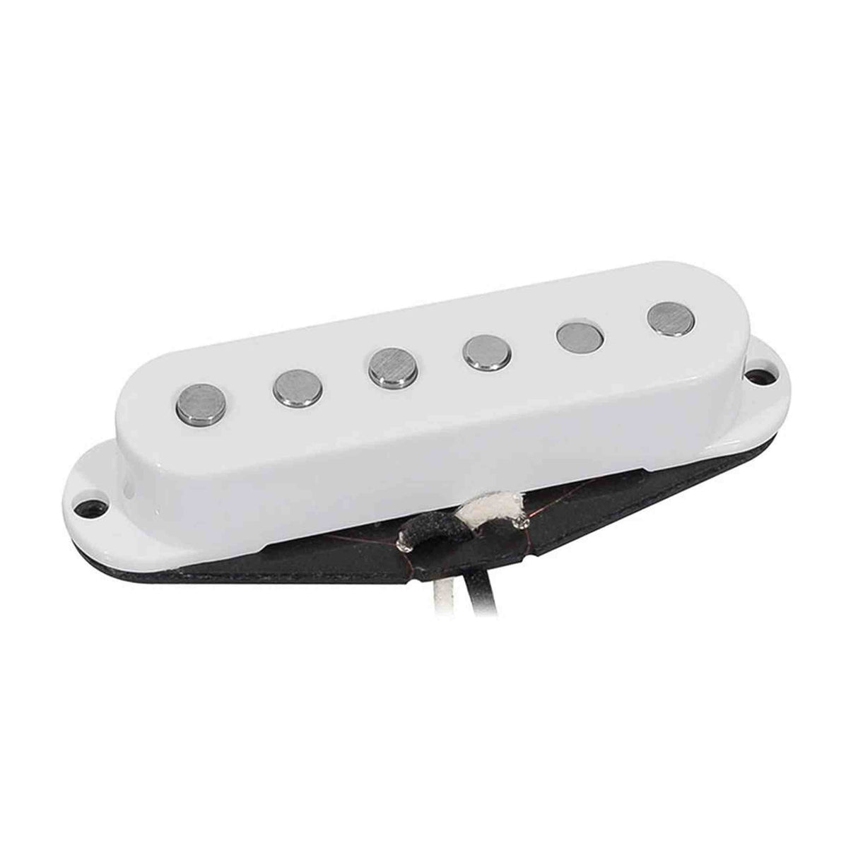 Boston VSC-62-MWH Single Coil Pickup - Alnico 5 staafmagneten, zwarte fiber bobbin, gewaxte enamel draad