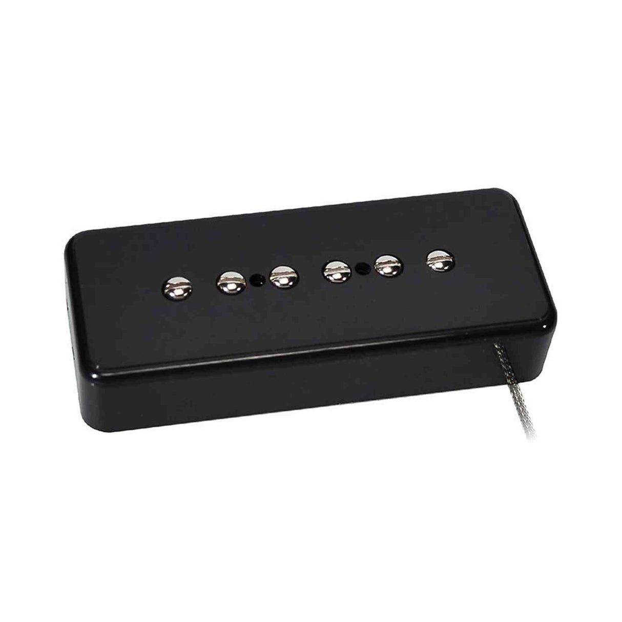 Boston VSB-46-BBK Single Coil Pickup - Alnico 5 bar-magneet, gevlochten afgeschermde bedrading, gewaxte enamel draad