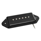 Boston VDE-46-NBK Single Coil Pickup - Alnico 5 bar-magneet, gevlochten afgeschermde bedrading, gewaxte enamel draad