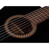 Salvador Cortez CC-22-BK – Klassieke gitaar met massief ceder bovenblad, sapele body en zwarte hoogglans afwerking