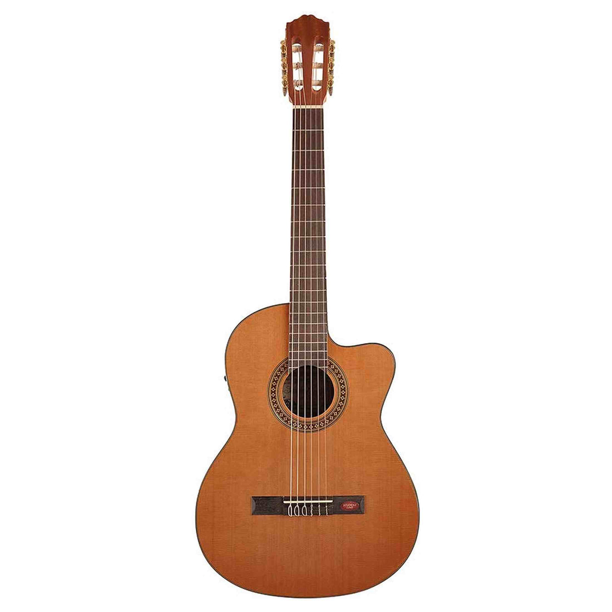Salvador Cortez CC-10CE – Klassieke gitaar met ceder bovenblad, cutaway en Fishman Clasica II elektronica