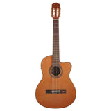 Salvador Cortez CC-10CE – Klassieke gitaar met ceder bovenblad, cutaway en Fishman Clasica II elektronica