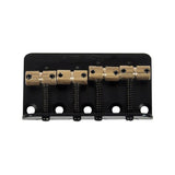 Wilkinson BB-WBBC-B brug-staartstuk Jocker/ Puncher bass, pitch 19mm, brass saddles, zwart