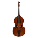 Schneider MB-14-PYcontrabas, 1/4, triplex, nitro lak, esdoorn toets, inclusief tas en strijkstok