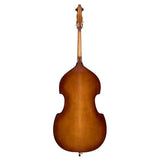 Schneider MB-14-PYcontrabas, 1/4, triplex, nitro lak, esdoorn toets, inclusief tas en strijkstok