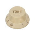Boston KI-1726-T Bell Knop - Ivoor, Geschikt voor 24 Fine en 18 Coarse Knurl