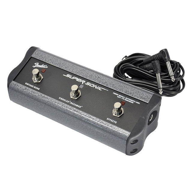 Fender 69285000 footswitch, 3 buttons, Super-Sonic, with 1/4" jack