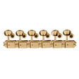 Fender 0992040200 Stemmechanieken, vintage Kluson style strat/tele, inclusief montagemateriaal, goud, set of 6