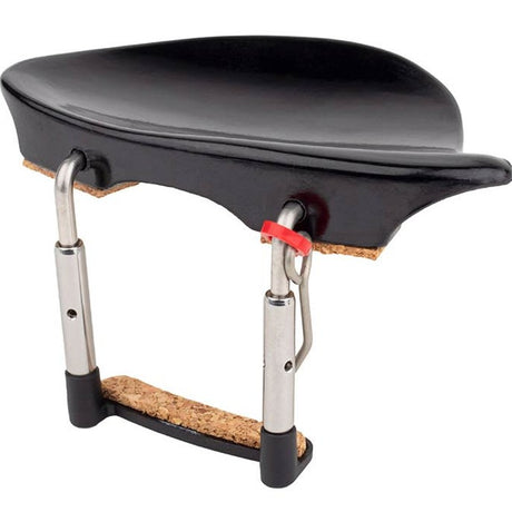 ELS CR-5018 chinrest bakelite Dresden model, 1/8, stainless steel clamps, antiallergical, made in Germany