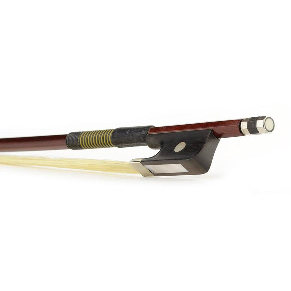 ELS BA-10/44 strijkstok altviool, 4/4, brazielhout, achthoekige stok, ebben slof, enkel oog, balein imitatie