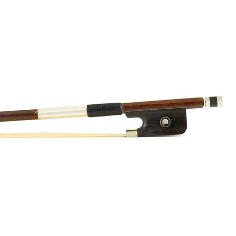 ELS BA-25/34 strijkstok altviool,3/4, brazielhout, achthoekige stok, ebben slof, parijs oog, nikkelen montuur