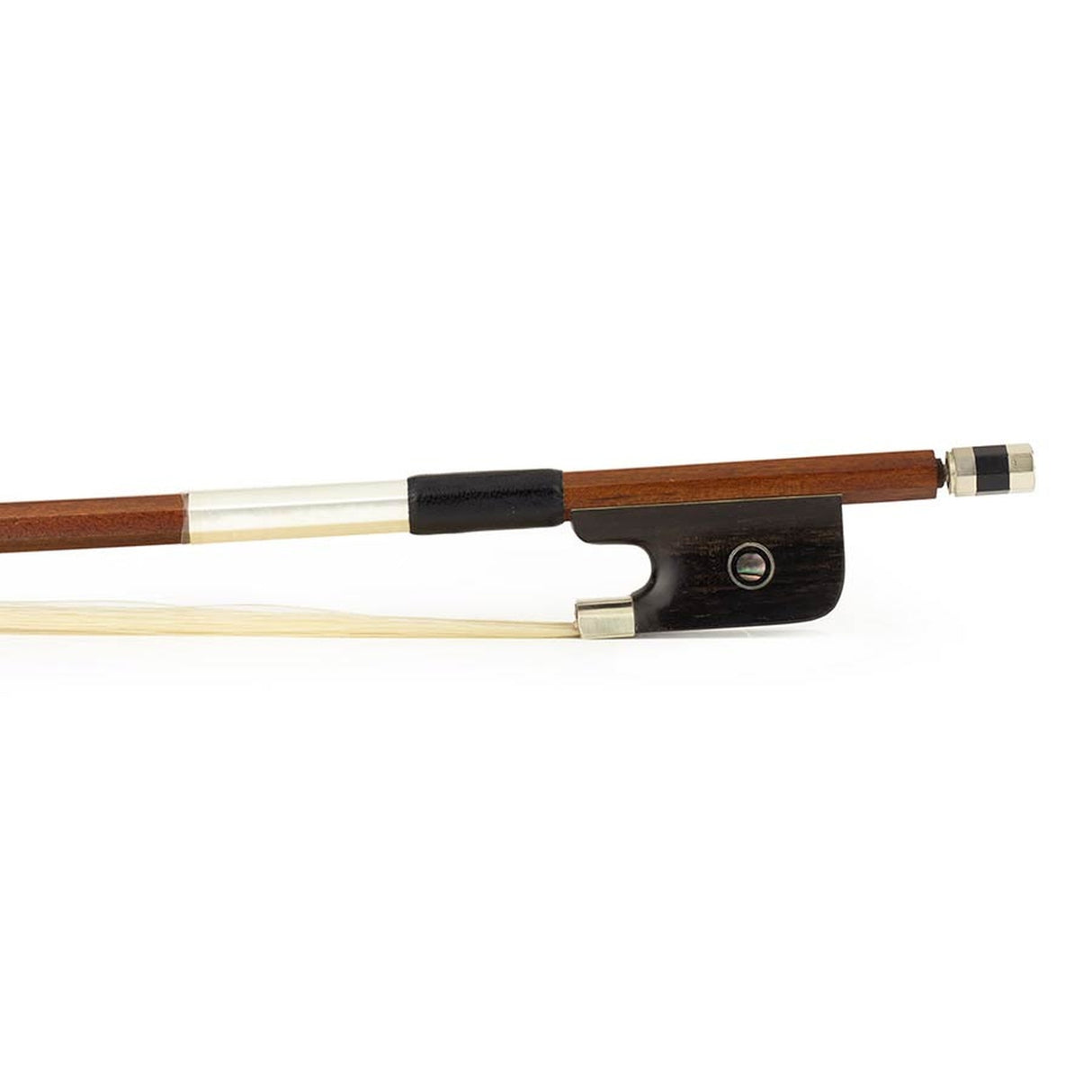 ELS BA-50/14 strijkstok altviool,1/4, pernambuk, achthoekige stok, ebben slof, parijs oog, nikkelen montuur