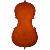 Leonardo LC-1044 cello 4/4, gelamineerde body, nitro, hardhout toets en stemsleutels, inclusief tas en strijkstok