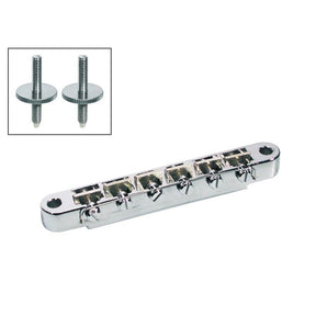 Boston B-160-N brug voor e-guitar, "tune'o matic", stud spacing 73,5mm, stud diam 4mm, nickel
