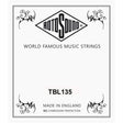 Rotosound TBL135 .135 snaar for elektrisch bass, black nylon flatwound, long scale, low B