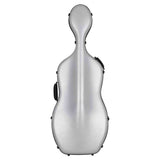 Leonardo CC-644-SL Student Series cellokoffer 4/4 PVC sandwich 4,5 kg geborsteld zilver
