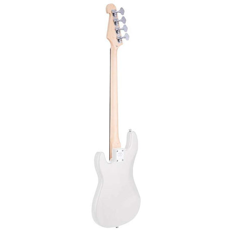 SX BD2/WT Standard Series P-Style Elektrische Basgitaar Wit
