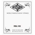 Rotosound RBL105 .105 snaar for elektrisch bass, nickel plated steel wound