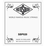 Rotosound SBP020 .020 snaar for elektrisch bass, stainless steel