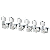 Schaller 0402200136 Stemmechanieken 6L met small metal pegs, solid shaft, chroom