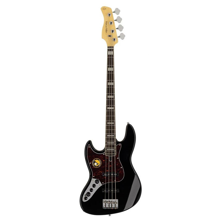 Sire V7+ A4L/BK Marcus Miller 2nd Gen linkshandige 4-snarige zwarte basgitaar