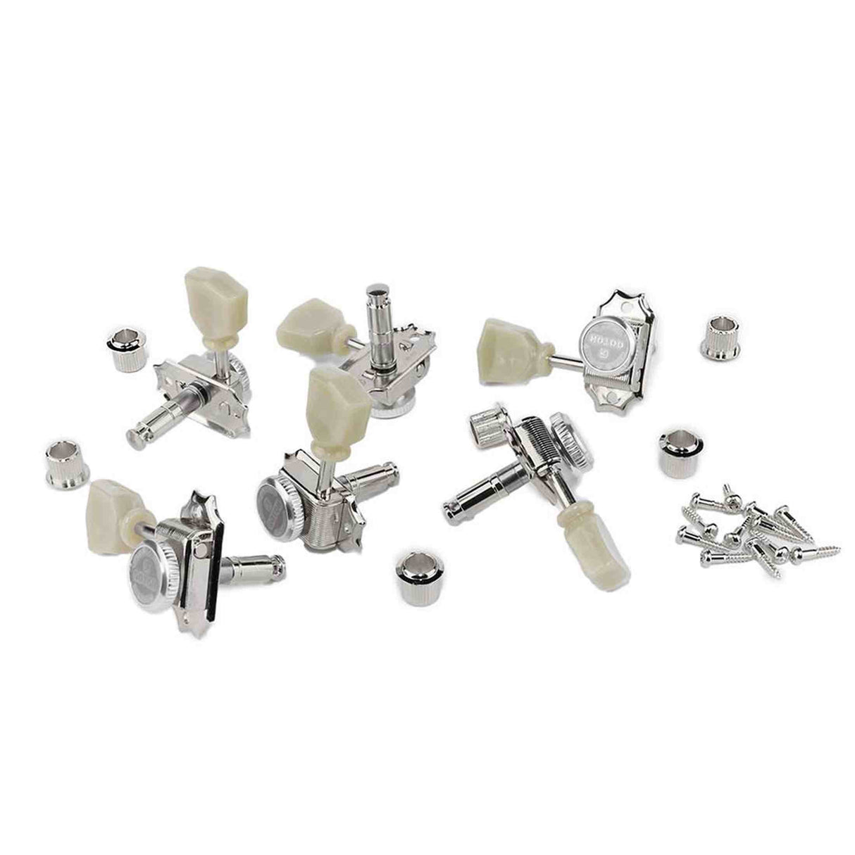 Gotoh GTH13004 SD90 stemmechanieken met Magnum Lock Trad and SL knoppen, 3L3R, nikkel