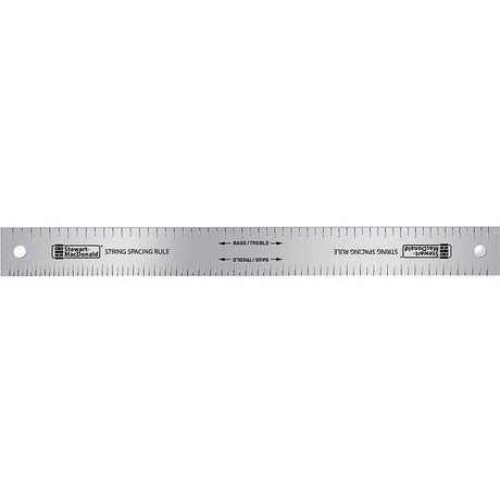 StewMac SM0673 Snaarverdelingsliniaal RVS