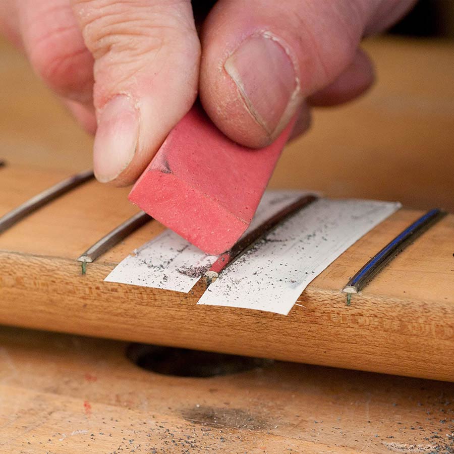 StewMac Fret Eraser – Losse Polijstblok voor Frets Keuze uit 7 Korrelgroottes
