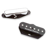 Seymour Duncan SD40667 Hot Tele Set For TE - STR-2 (hals) and STL-2 (brug), chroom / zwart